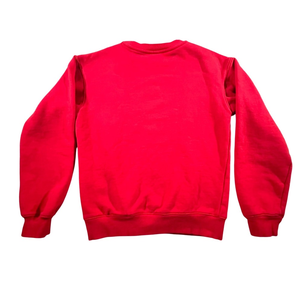 Disney Sweatshirt Unisex Small Red Santa Mickey Walt Disney World Christmas - Picture 3 of 9